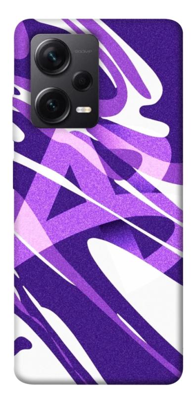 Чехол itsPrint Purple Abstract для Xiaomi Redmi Note 12 Pro+ 5G, паттерн, купить оптом с доставкой