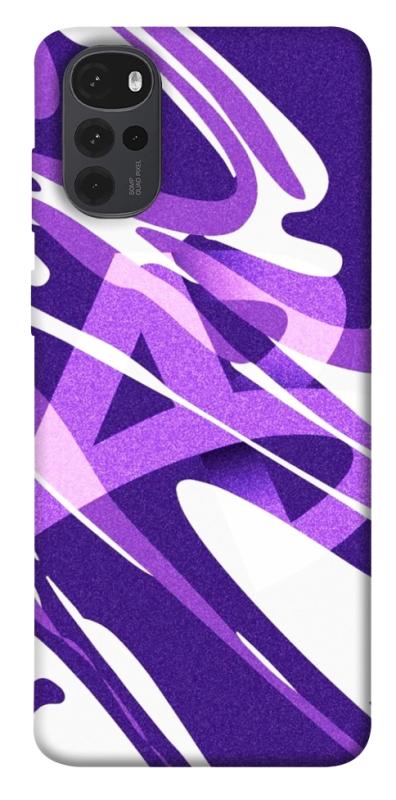 Чохол itsPrint Purple Abstract для Motorola Moto G22, паттерн, купити оптом з доставкою