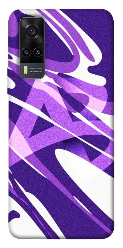 Чехол itsPrint Purple Abstract для Vivo Y31, паттерн, купить оптом с доставкой