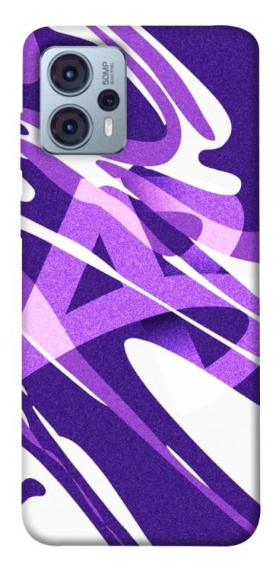 Чехол itsPrint Purple Abstract для Motorola Moto G23, паттерн, купить оптом с доставкой
