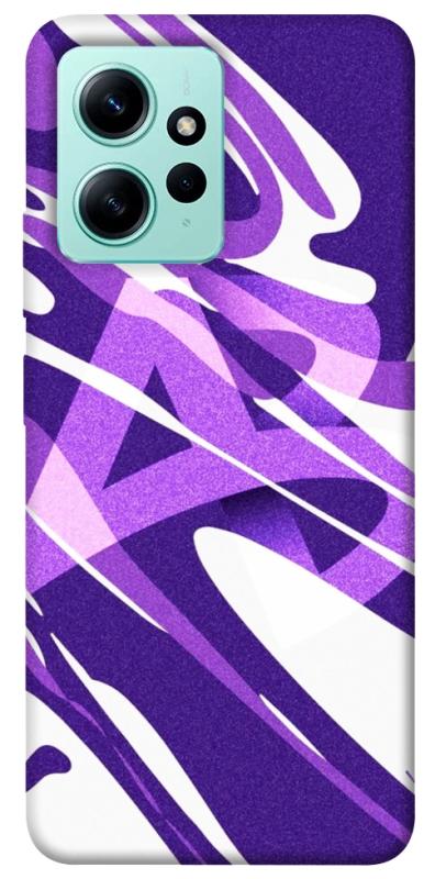 Чехол itsPrint Purple Abstract для Xiaomi Redmi Note 12 4G, паттерн, купить оптом с доставкой