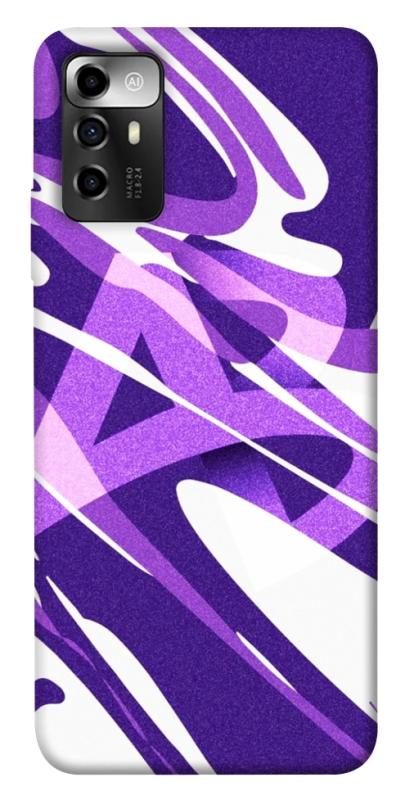 Чехол itsPrint Purple Abstract для ZTE Blade V40 Vita, паттерн, купить оптом с доставкой