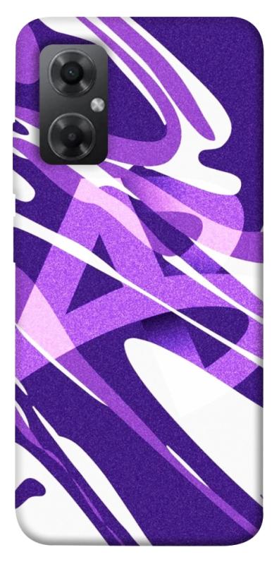 Чехол itsPrint Purple Abstract для Xiaomi Redmi Note 11R, паттерн, купить оптом с доставкой
