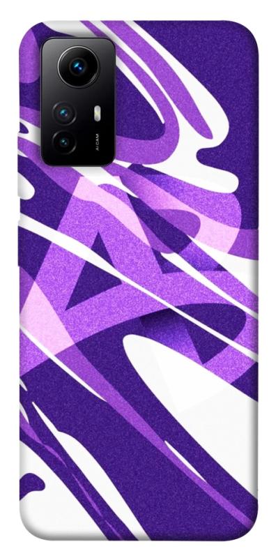 Чехол itsPrint Purple Abstract для Xiaomi Redmi Note 12S, паттерн, купить оптом с доставкой