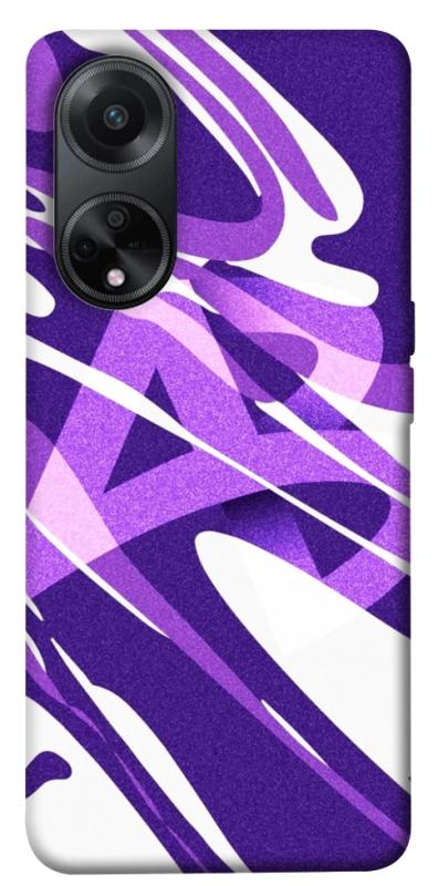 Чехол itsPrint Purple Abstract для Oppo A98, паттерн, купить оптом с доставкой