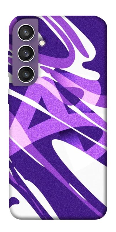 Чехол itsPrint Purple Abstract для Samsung Galaxy S23 FE, паттерн, купить оптом с доставкой