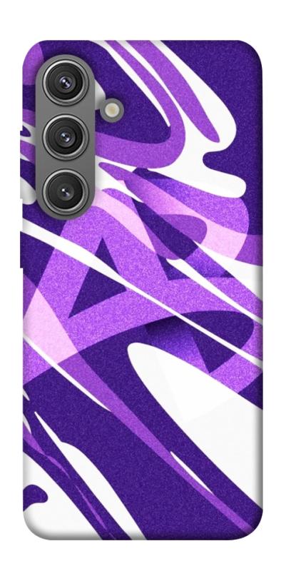 Чехол itsPrint Purple Abstract для Samsung Galaxy S24, паттерн, купить оптом с доставкой