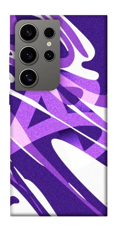 Чехол itsPrint Purple Abstract для Samsung Galaxy S24 Ultra, паттерн, купить оптом с доставкой