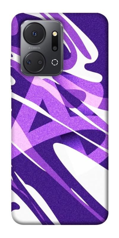 Чехол itsPrint Purple Abstract для Huawei Honor X7a, паттерн, купить оптом с доставкой