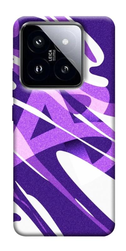 Чохол itsPrint Purple Abstract для Xiaomi 14 Pro, паттерн, купити оптом з доставкою