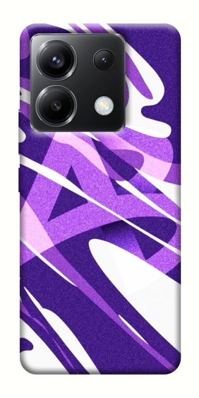 Чехол itsPrint Purple Abstract для Xiaomi Poco X6, паттерн, купить оптом с доставкой