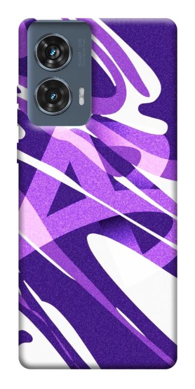 Чохол itsPrint Purple Abstract для Motorola Edge 50 Fusion, паттерн, купити оптом з доставкою