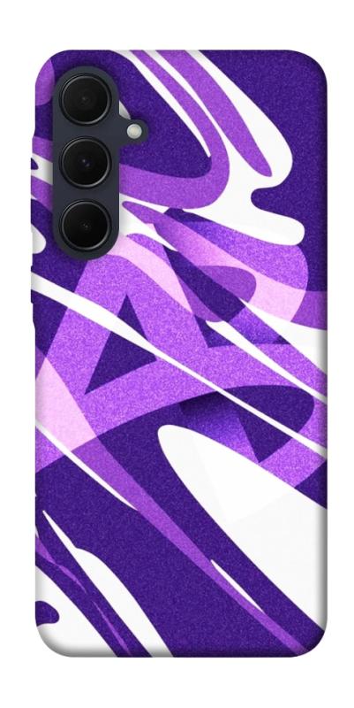Чехол itsPrint Purple Abstract для Samsung Galaxy A55, паттерн, купить оптом с доставкой