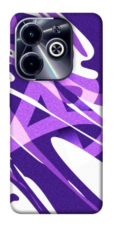 Чехол itsPrint Purple Abstract для Infinix Hot 40i, паттерн, купить оптом с доставкой