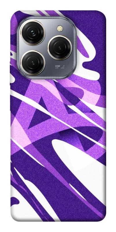 Чехол itsPrint Purple Abstract для TECNO Spark 20 Pro, паттерн, купить оптом с доставкой