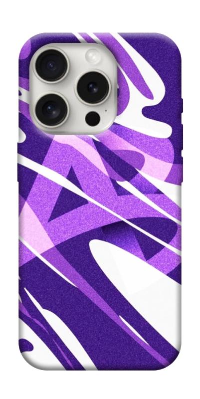 Чехол itsPrint Purple Abstract для Apple iPhone 16 Pro Max (6.9"), паттерн, купить оптом с доставкой