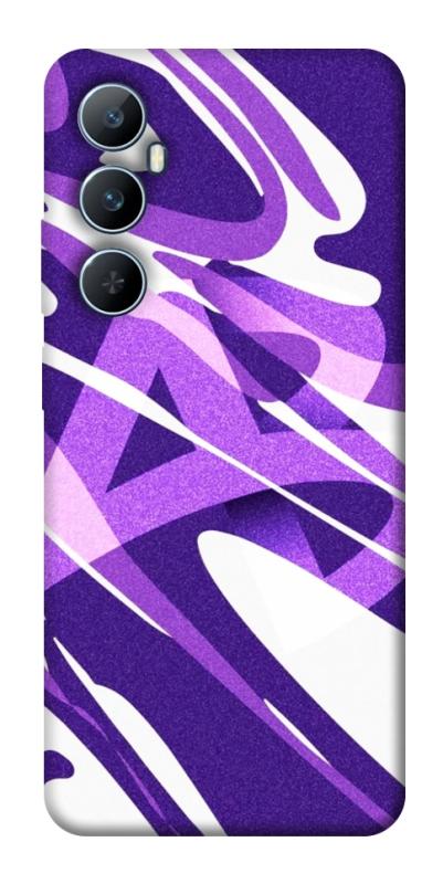Чехол itsPrint Purple Abstract для Realme C65 4G, паттерн, купить оптом с доставкой