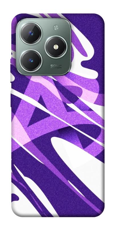 Чехол itsPrint Purple Abstract для Realme C61 4G, паттерн, купить оптом с доставкой