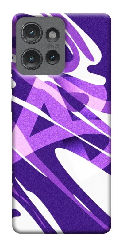Чехол itsPrint Purple Abstract для Motorola Edge 50, паттерн, купить оптом с доставкой