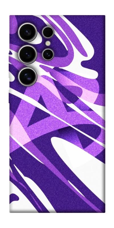 Чехол itsPrint Purple Abstract для Samsung Galaxy S25 Ultra, паттерн, купить оптом с доставкой