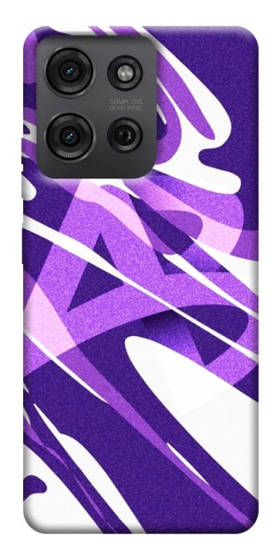 Чехол itsPrint Purple Abstract для Motorola Moto G75 5G, паттерн, купить оптом с доставкой