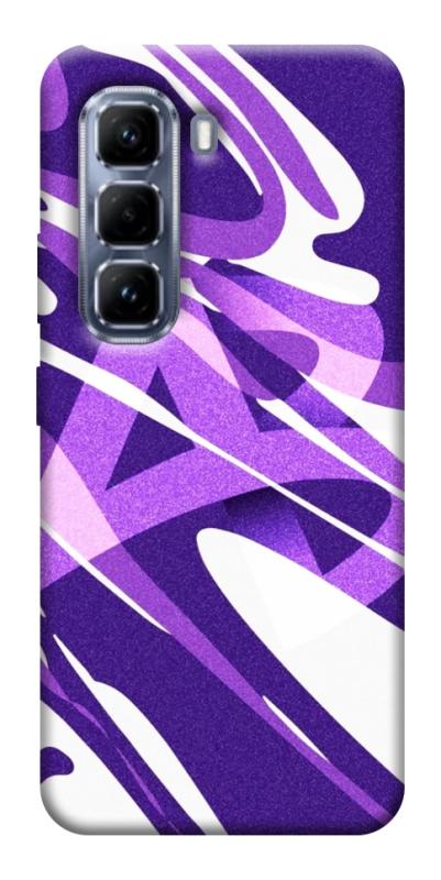 Чехол itsPrint Purple Abstract для Infinix Hot 50 Pro, паттерн, купить оптом с доставкой