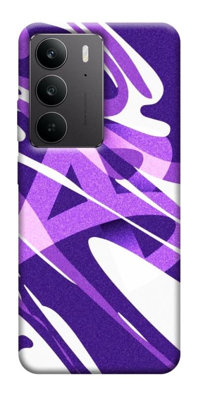 Чехол itsPrint Purple Abstract для Realme C75, паттерн, купить оптом с доставкой