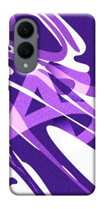 Чехол itsPrint Purple Abstract для Samsung Galaxy S25 Edge, паттерн, купить оптом с доставкой