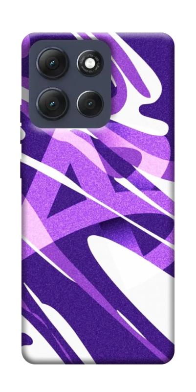 Чехол itsPrint Purple Abstract для Motorola Moto G86 Power, паттерн, купить оптом с доставкой