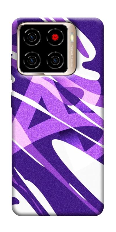 Чехол itsPrint Purple Abstract для ZTE Blade A56, паттерн, купить оптом с доставкой