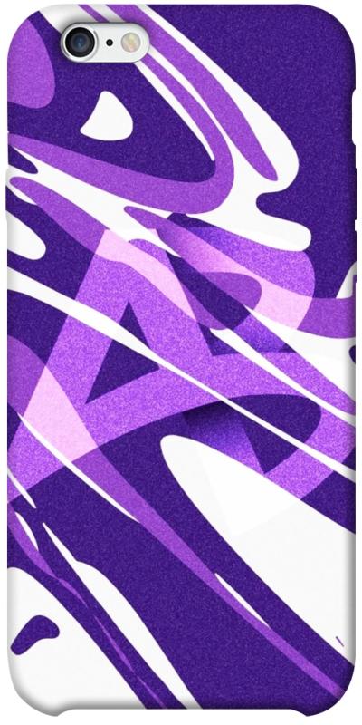 Чехол itsPrint Purple Abstract для Apple iPhone 6/6s plus (5.5"), паттерн, купить оптом с доставкой
