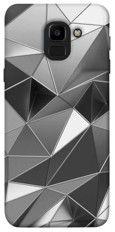 Чехол itsPrint Silver для Samsung J600F Galaxy J6 (2018), паттерн, купить оптом с доставкой