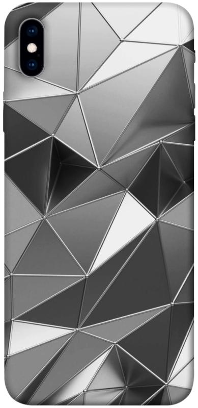 Чехол itsPrint Silver для Apple iPhone XS Max (6.5"), паттерн, купить оптом с доставкой