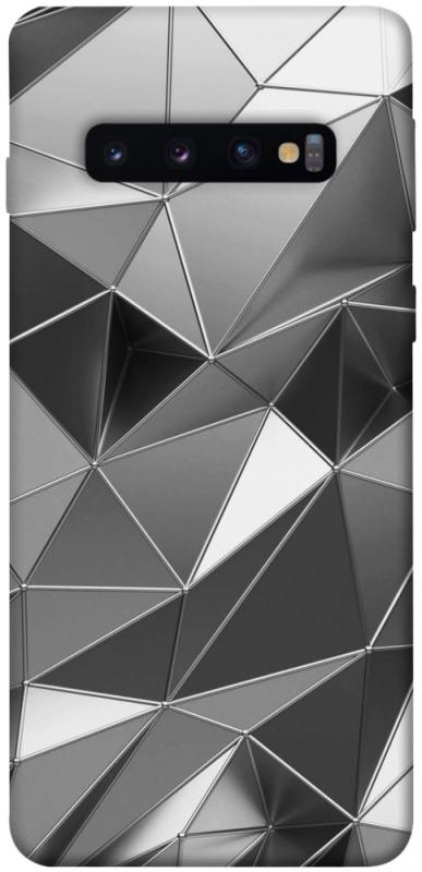 Чехол itsPrint Silver для Samsung Galaxy S10, паттерн, купить оптом с доставкой
