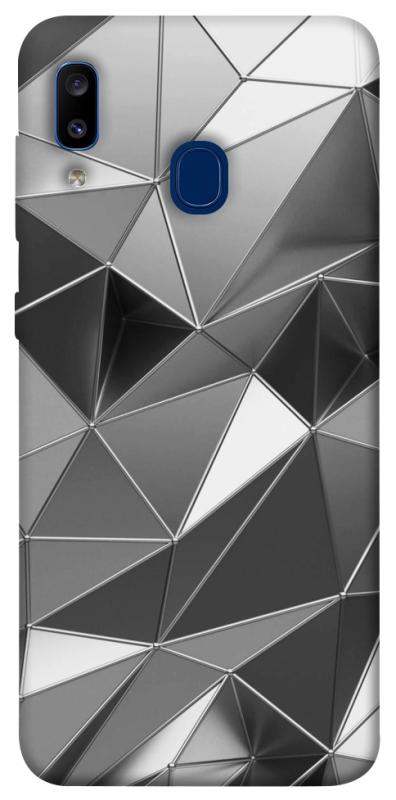 Чехол itsPrint Silver для Samsung Galaxy A20 / A30, паттерн, купить оптом с доставкой