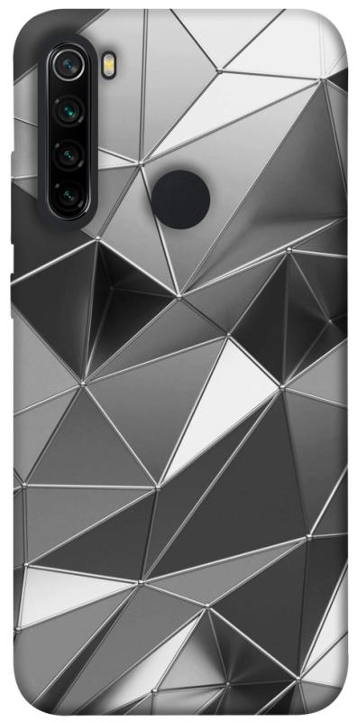 Чехол itsPrint Silver для Xiaomi Redmi Note 8, паттерн, купить оптом с доставкой