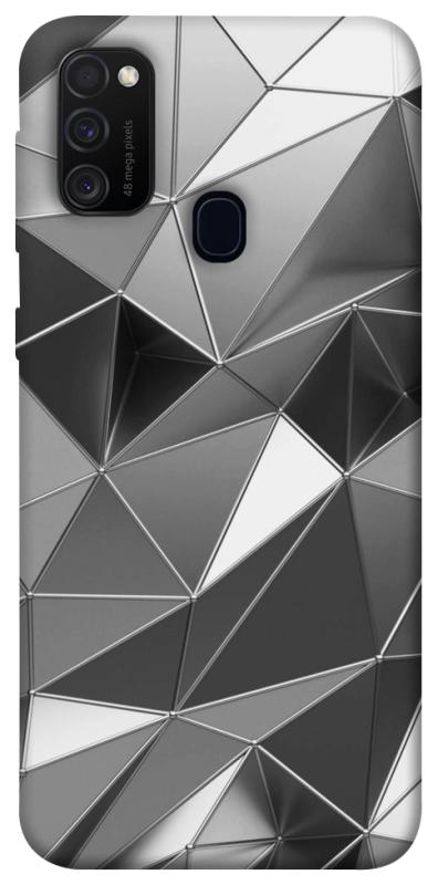 Чехол itsPrint Silver для Samsung Galaxy M30s / M21, паттерн, купить оптом с доставкой