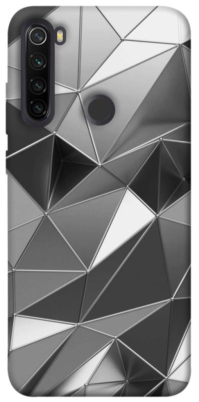 Чехол itsPrint Silver для Xiaomi Redmi Note 8T, паттерн, купить оптом с доставкой