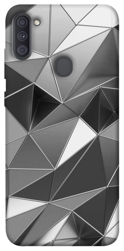 Чехол itsPrint Silver для Samsung Galaxy A11, паттерн, купить оптом с доставкой