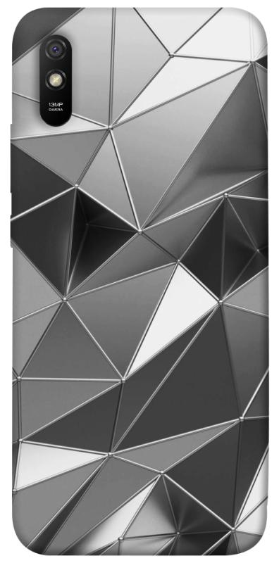 Чехол itsPrint Silver для Xiaomi Redmi 9A, паттерн, купить оптом с доставкой