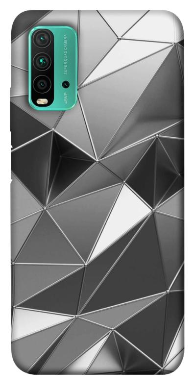 Чехол itsPrint Silver для Xiaomi Redmi Note 9 4G / Redmi 9 Power / Redmi 9T, паттерн, купить оптом с доставкой