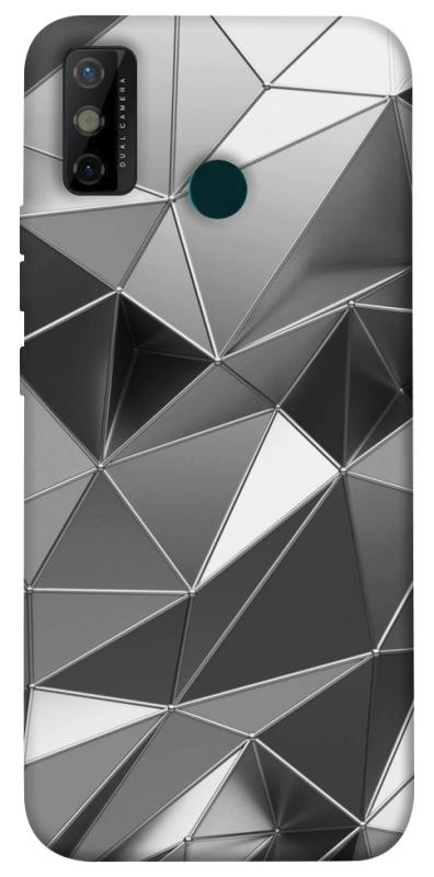 Чехол itsPrint Silver для TECNO Spark 6 Go, паттерн, купить оптом с доставкой