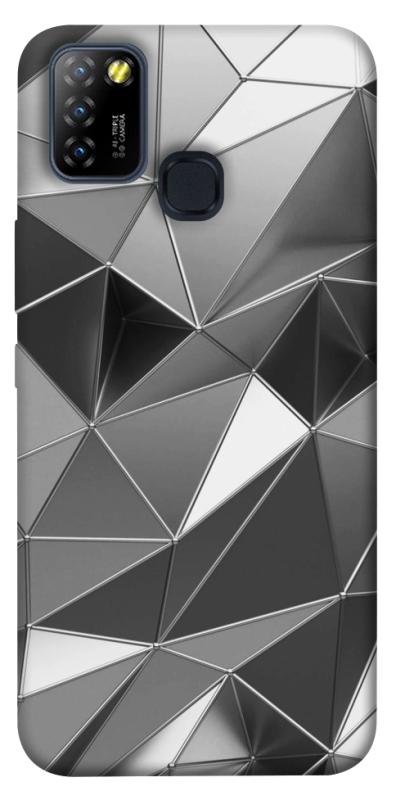 Чехол itsPrint Silver для Infinix Hot 10 Lite, паттерн, купить оптом с доставкой