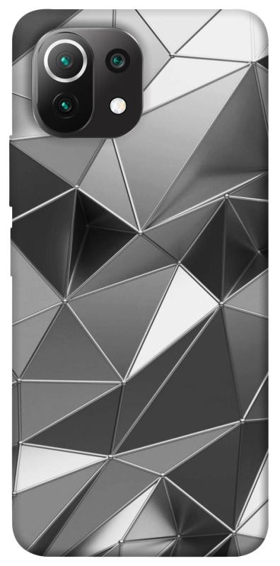 Чехол itsPrint Silver для Xiaomi Mi 11 Lite, паттерн, купить оптом с доставкой