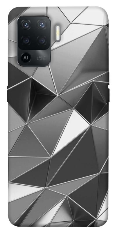 Чехол itsPrint Silver для Oppo Reno 5 Lite, паттерн, купить оптом с доставкой