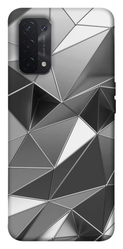 Чехол itsPrint Silver для Oppo A54 4G, паттерн, купить оптом с доставкой