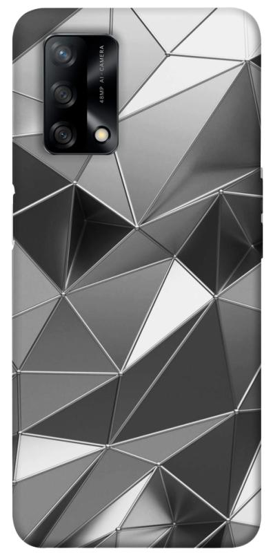 Чехол itsPrint Silver для Oppo A74 4G, паттерн, купить оптом с доставкой