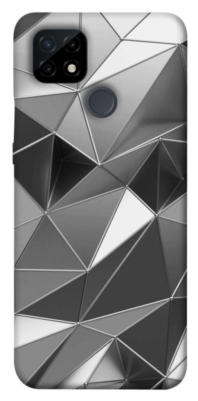 Чехол itsPrint Silver для Realme C21, паттерн, купить оптом с доставкой