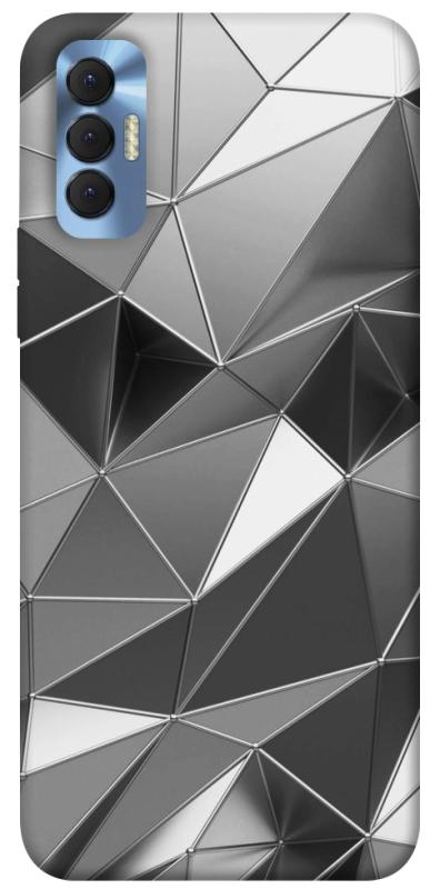Чехол itsPrint Silver для TECNO Spark 8P, паттерн, купить оптом с доставкой