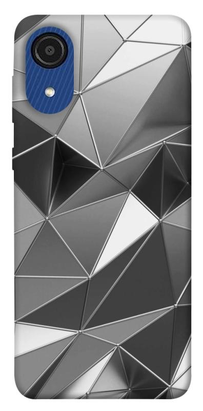 Чехол itsPrint Silver для Samsung Galaxy A03 Core, паттерн, купить оптом с доставкой